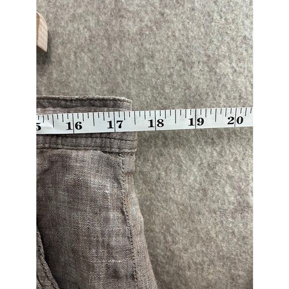 HornyToad Tan Linen Pants Size 12 - Picture 6 of 7